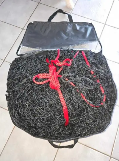 Hay Net Hay Bales Round Bale Net Slow Feed 5 mm Thick Knotless Large Feeder Bags for Horses Black Su...