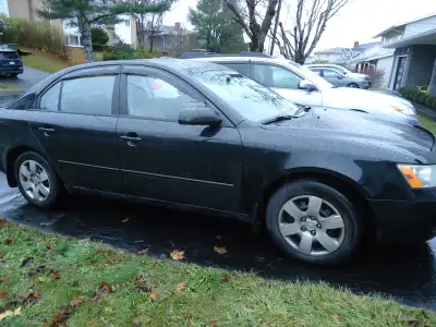 2008 Hyundai Sonata. New MVI, new battery and muffler. Undercoated, excellent condition. 202,000 km...