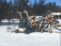 Mobile firewood processing
