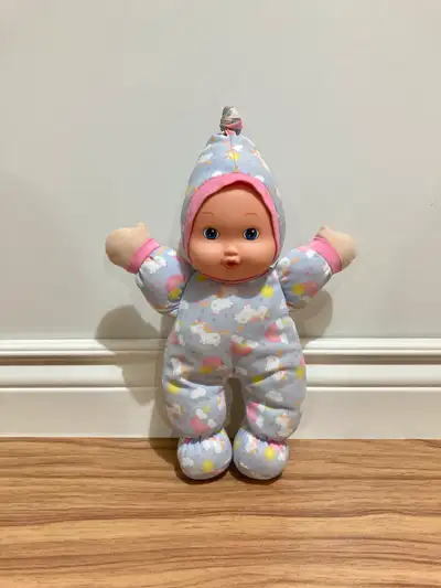 Baby's first doll Great condition 14.5 inch tall Soft washable body Pet free and smoke free home See...