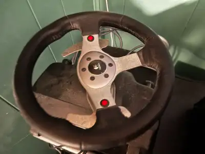 Logitech G27 - Full Set - Wheel, Peddles, Shifter, View more