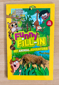 National Geographic kids funny fill book $3