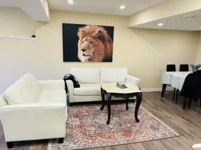 1 bedroom walkout basement for rent in Livingston NW