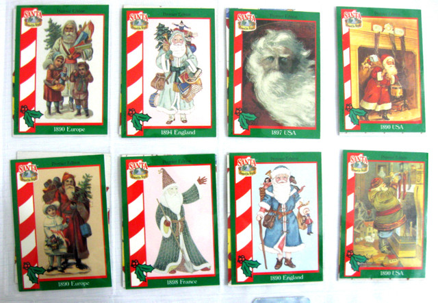 ENSEMBLE de 72 CARTES "SANTA AROUND THE WORLD"72 CARD SET c.1994 dans Art et objets de collection  à Ouest de l’Île - Image 2