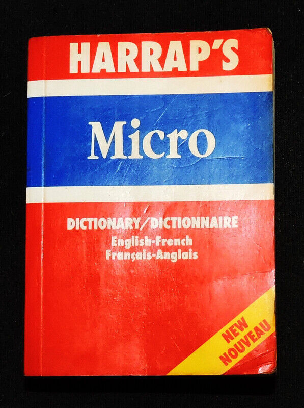 Harrap's Micro English - French Dictionary in Textbooks in Ottawa