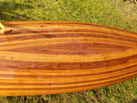 Cedar strip canoe for sale $3150