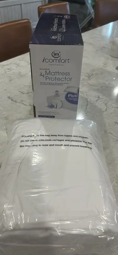 SERTA Mattress Protector- KING- BRAND NEW IN BOX, View more