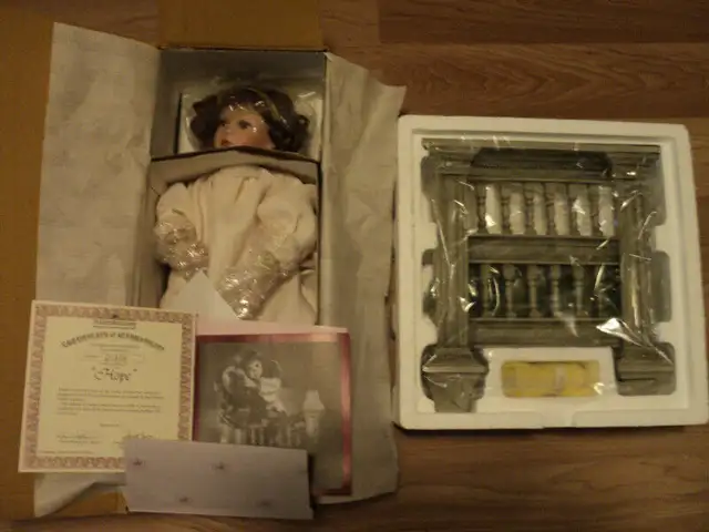 Ashton Drake Doll and Fence 1996 