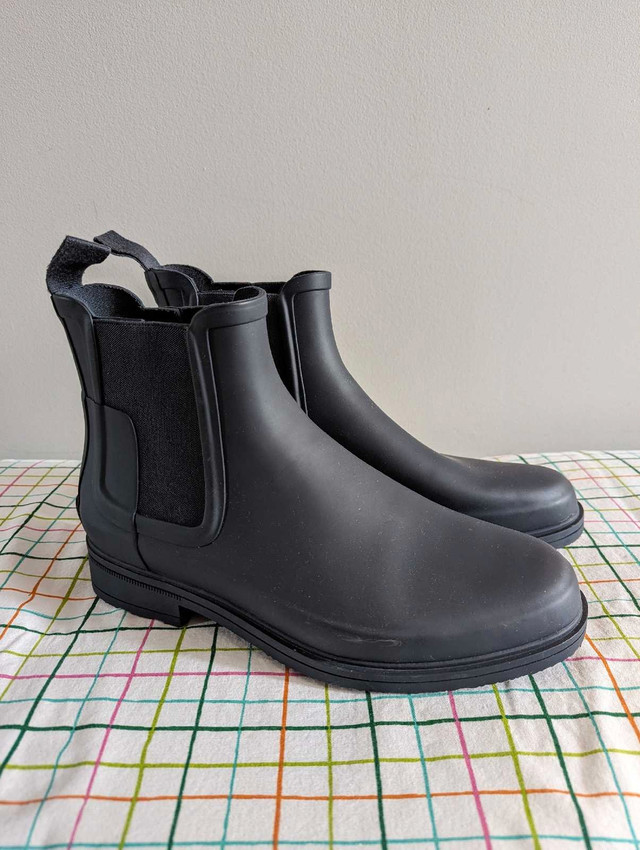 Hunter Bottines de pluie homme taille 10 dans Chaussures pour hommes  à Ville de Montréal