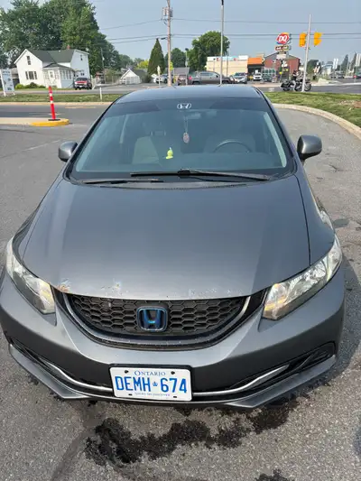 2013 Honda Civic 5 speed manual. 195K and in great shape . Runs very well. Ac, cruise, power windows...