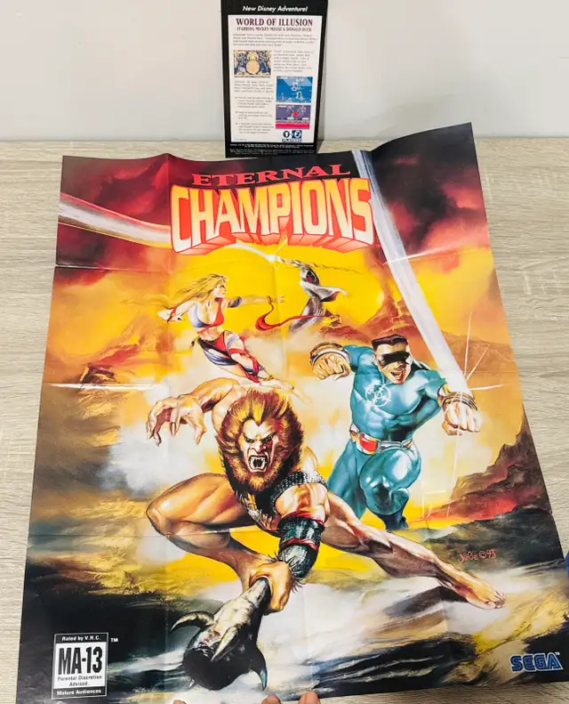 Authentic Sega Genesis Sonic 2 Manual & Next Level Poster Insert ...
