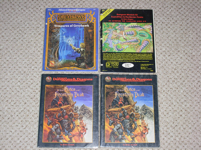 1980s Dungeons & Dragons Modules Adventures 10% off | Toys & Games ...