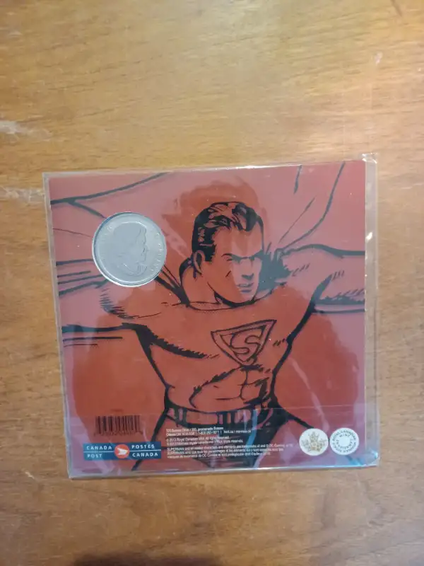 Superman coin and stamp set 2013 Royal Canadian Mint in Arts & Collectibles in Oakville / Halton Region - Image 6