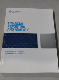 Financial Reporting and Analysis CFA 2019 Level 2 Volume 2
