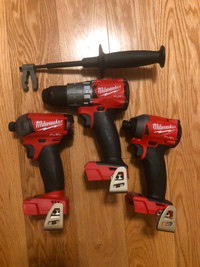 Milwaukee Fuel hammer drill or impact driver brand new (Tool onl