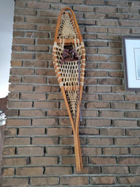 Wooden snow shoes