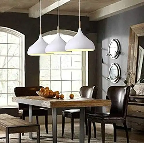 Art Deco White Chandelier – Modern Pendant Light for Bedroom & L in Indoor Lighting & Fans in Mississauga / Peel Region - Image 11