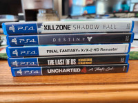 Various PS4 titles
