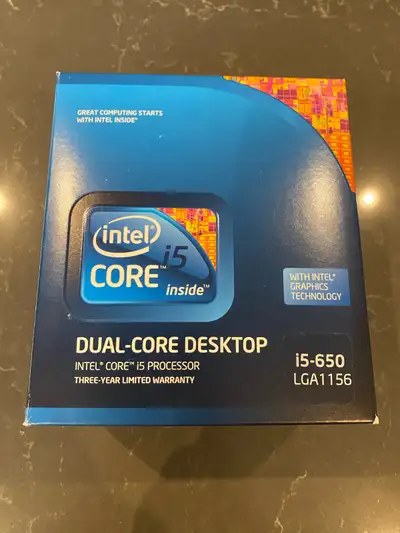Intel i5-650 CPU, View more