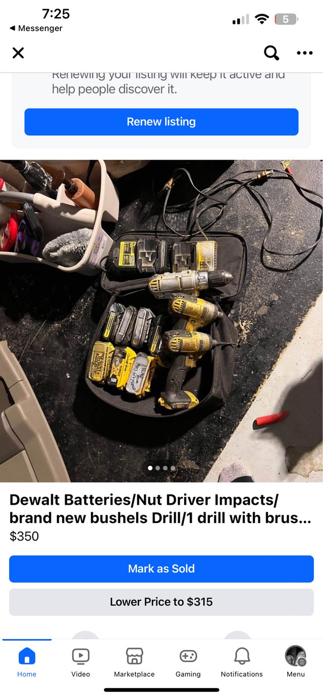  Tons of DeWalt tools, not drivers drills, LED lamps, batteries  in Hand Tools in Quesnel