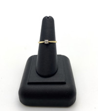 14 Karat Yellow Gold 1.6gms Diamond Engagement Ring $375