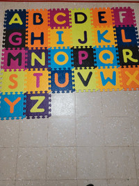 Alphabet floor mat! $5