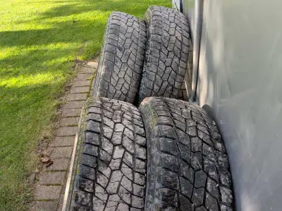 Very good condition set of four truck tires