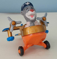 Disney Talespin Baloo Bear in Diecast Airplane Toy Figurine