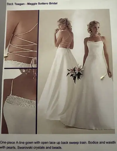 Wedding dress - Swarovski crystals, View more