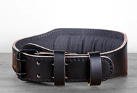 MEAT WEIGHTLIFTING BELT – LEATHER / BLACK Size Medium 29-39" new