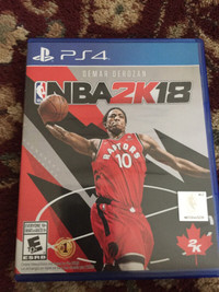 PS4 NBA2K18 video game