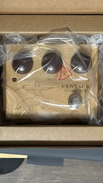 Brand new Centaur Overdrive guitar pedal with original packaging. Still sealed in plastic. Comes wit...