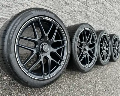 Continental ContiSportContact 5P MO Summer Tires and original staggered 20 inch Mercedes Benz S-Clas...