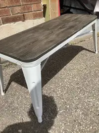 Metal and wood coffee table. Loft industrial 