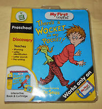▀▄▀First LeapPad Dr. Seuss There's A Wocket In My Pocket