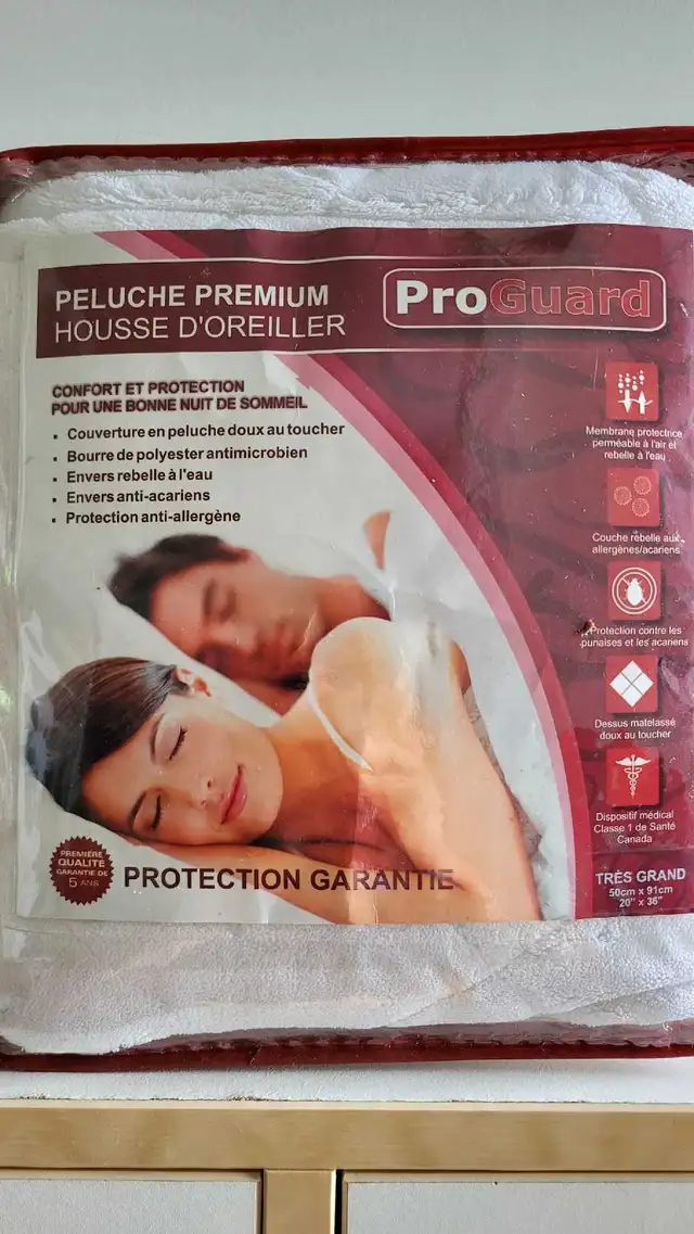 King Bed Mattress Protector & 2 King Pillow Protectors in Bedding in Gatineau - Image 6