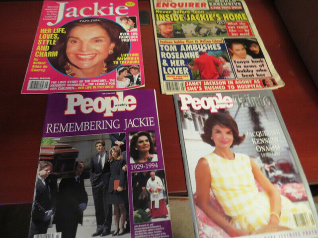 Lot of Jackie Kennedy Onassis Magazines and Papers in Arts & Collectibles in Oshawa / Durham Region