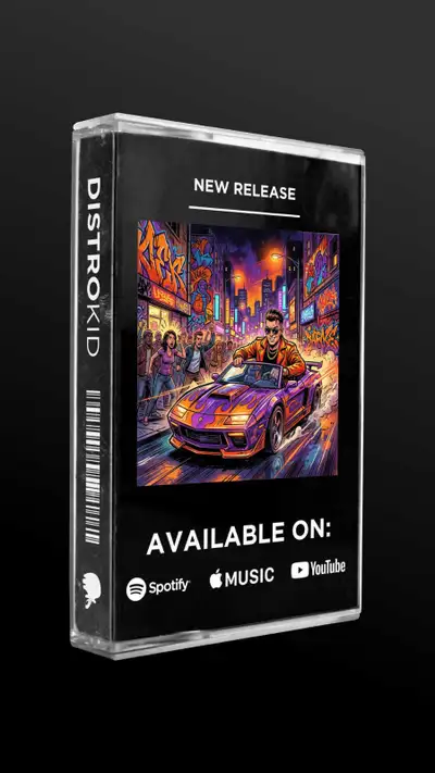 DistroKid Music Release Promotional Cassette, View more