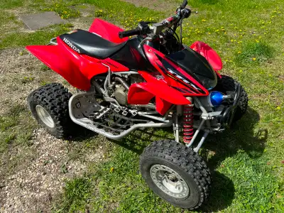 CASH ONLY 480 big bore kit, stage 1 hot cam, nitrous, different size jets. durablue axle, itp front...