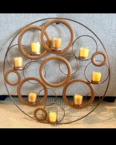candle wall hanging  - 24”, View more