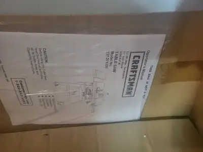 New Craftsman 10" Tablesaw, View more