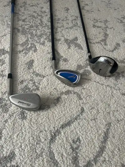 Youth golf clubs, Nike and Cleveland, ages 4-9, East Tecumseh, View more