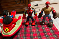 2002 Spiderman Figures and Spiderman Jetski