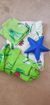 Kids  Bug/ Insect matching curtains, comforter cover, Ikea star