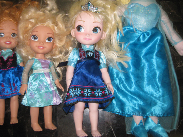 Set of 4 Disney Frozen Elsa / Anna Dolls - $55.00 obo in Toys & Games in Kitchener / Waterloo - Image 3