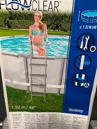 Flowclear 48” Above ground Pool ladder
