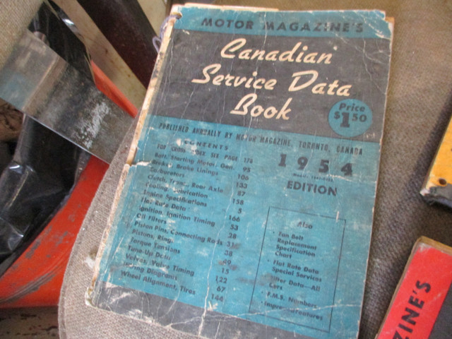 1946-54 MOTOR MAGAZINE CANADIAN SERVICE DATA BOOKS $5.00 EA. CAR in Non-fiction in Winnipeg - Image 4