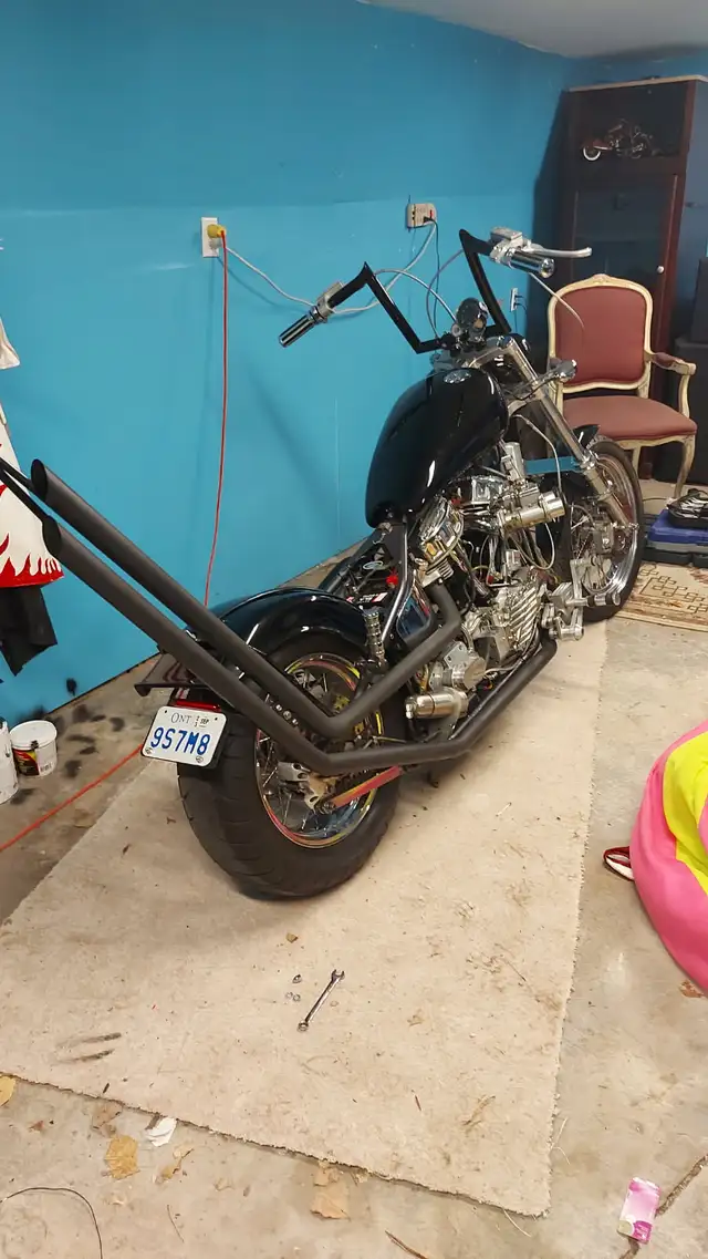 '64 Panhead Stroker for sale $14,999 or Trike trade.. in Street, Cruisers & Choppers in Oshawa / Durham Region - Image 6