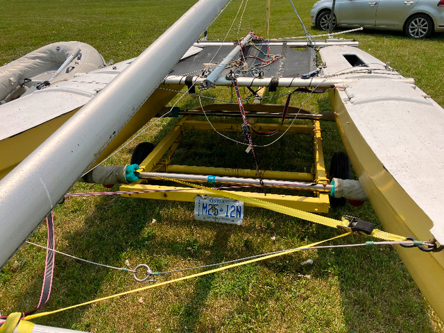 16' Isotope Catamaran with trailer in Sailboats in Belleville - Image 3