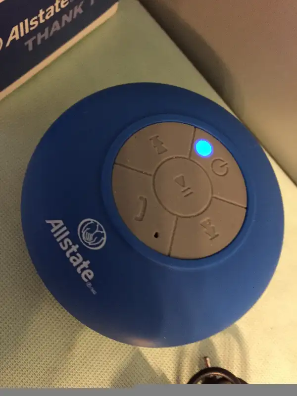 Allstate Bluetooth Waterproof Small Travel Speaker - NEW64750349161601123